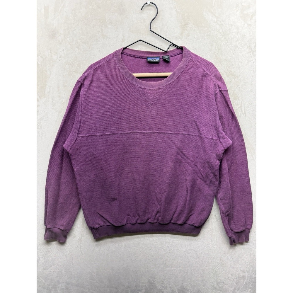 Vintage Patagonia Sweatshirt Medium 90s Knit Cotton Pullover Crewneck Sweatshirt